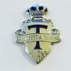 TG11F Stemma CARROZZERIA TOURING MILANO H.MM.42 CON FORI smaltato