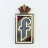 PF2P Stemma PININFARINA con corona attaccata, mm.42x20, biadesivo a tergo