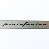 PF58 Targhetta PININFARINA alluminio, mm.145x22, con biadesivo a tergo