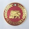 SE1 Stemma SERENISSIMA, smaltato, diam.mm.40, con 2 perni a tergo