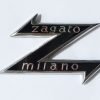 ZG1 Stemma ZAGATO I SERIE, smaltato, mm.55x40, con 2 perni a tergo
