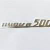 30/11 Scritta NUOVA 500 in alluminio