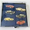 MA70 Distintivi MASERATI STORY 6 pezzi, con chiodino e morsetto a tergo, in confezione astuccio plex